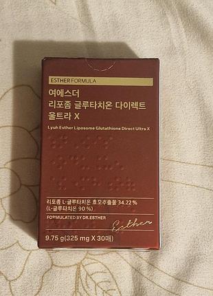 Добавка для ровного тона кожи formated by dr.esther lyuh esther liposome glutathione direct ultra x