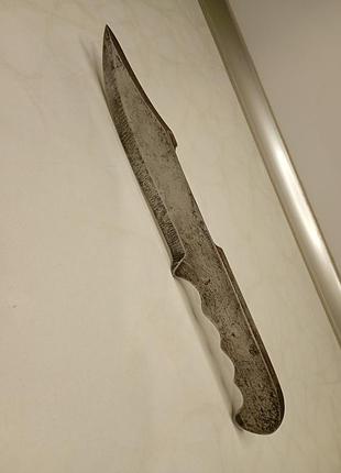 Заготовка для тактичного ножа/ крамбіт ломик (ручна робота,кастом). заготовка для тактического ножа 27,5 см