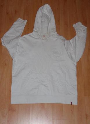 Кофта/худи levis premium graphic relaxed fit hoodie under era white off polo ck original l-xl-xxl(2xl) толстовка nike x jordan