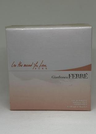 Туалетна вода gianfranco ferre in the mood for love pure 30мл для жінок
