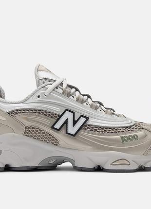 Кросівки чоловічі new balance 1000 metallic/beige