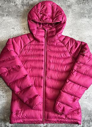 Жіночий пуховик mammut broad peak is hooded jacket, (l) рожевий