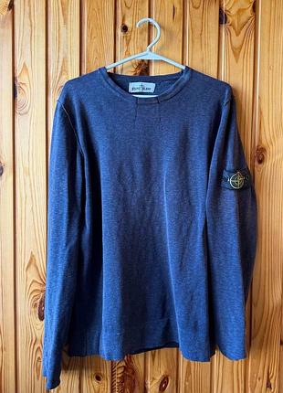Чоловічий светр stone island синій розмір l