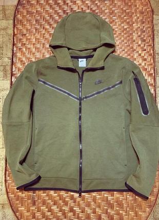 Худі чоловіче nike tech fleece хакі m