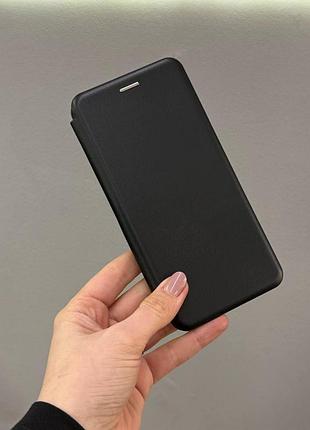 Защитный чехол-книжка для samsung a04s, качественный чехол-книжка для телефона samsung a04s с защитой экрана (черный)