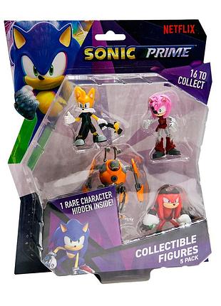 Набор игровых фигурок sonic prime – приключения teйлза
