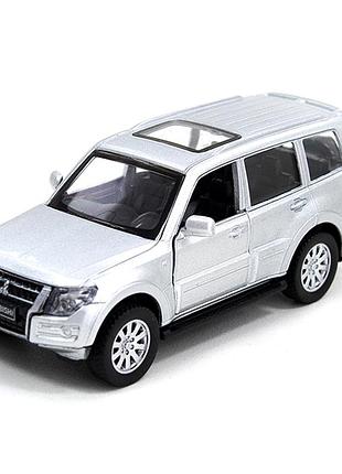 Автомодель - mitsubishi pajero 4wd turbo (серебристый)