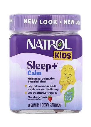 Дитячий комплекс для сну та спокою, natrol, 60 жувальних пастилок
