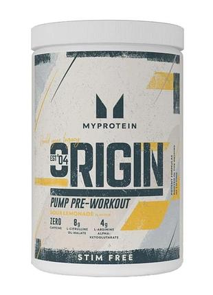 Передтренувальний комплекс без стимуляторів, myprotein, 30 порцій, лимонад