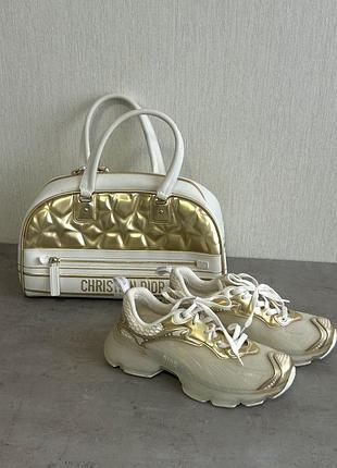 Christian dior vibe комплект: сумка bowling bag + кросівки 38, оригінал