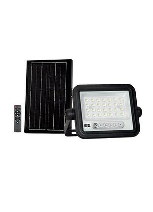Прожектор світлодіодний з сонячною панеллю tiger pro-50 3cct 50w