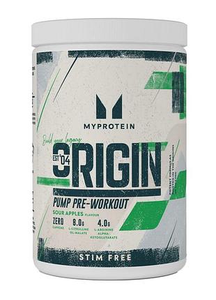 Передтренувальний комплекс без стимуляторів, myprotein, 30 порцій, кисле яблуко