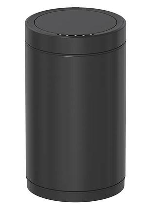 Відро для сміття сенсорне кругле koer tc-020609-05 9 л (колір чорний) (kr5939)