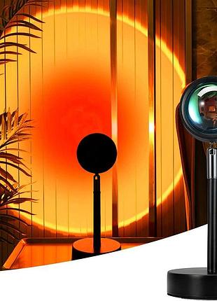 Лампа с проекцией заката ∙ проекционный светильник usb с эффектом заката sunset lamp
