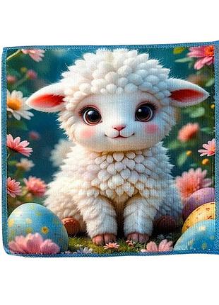 Салфетка кухонная из микрофибры, 25*25 см, 1 шт, арт 020177, ассорти