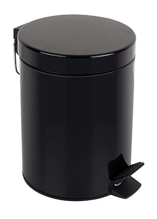 Відро для сміття кругле zerix strong-mb0130 black 30 л (колір чорний) (zx4633)