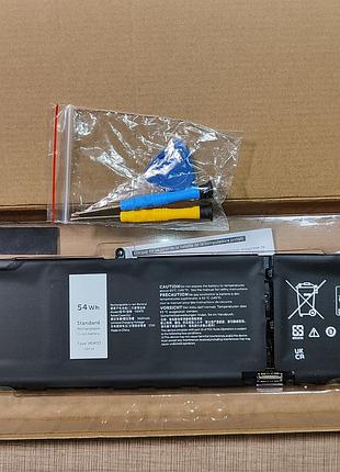 Акумулятор v6w33 15v 3420mah 54wh для dell g15 5510, 5511, inspiron 5410, vostro 5410
