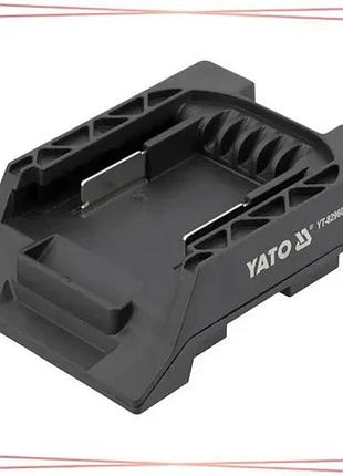 Адаптер аккумулятора для прожектора yato yt-829600 тип makita для подключения аккумулятора зарядное ус sku_yt-829604