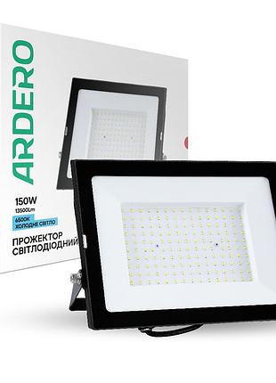 Світлодіодний прожектор ardero ll-1150ard 150вт 6500k чорний