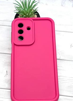 Чехол shock case для samsung galaxy a18 / a185 бампер силиконовый цвет розовый