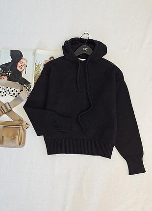 Свитер с капюшоном zara 2