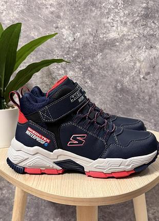 27.5 28.5 30 31 32 33 33.5 розміри, нові дитячі черевики skechers drollix на хлопчика