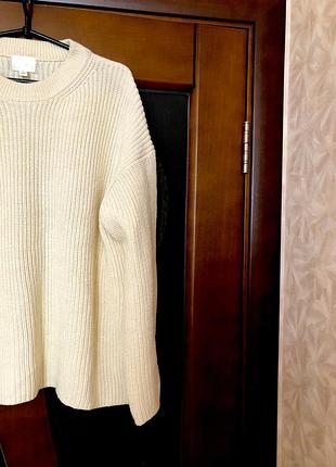 Джемпер h&m молочного цвета. новый 2