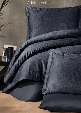Постільна білизна issi home сатин люкс полуторний розмір advina eclipse
