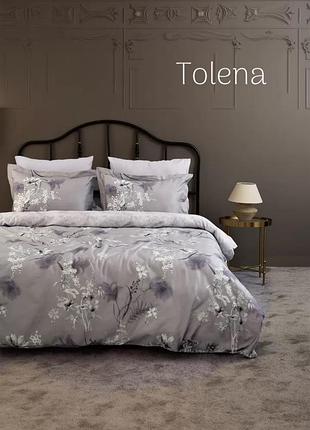 Постільна білизна issi home сатин люкс полуторний розмір tolena