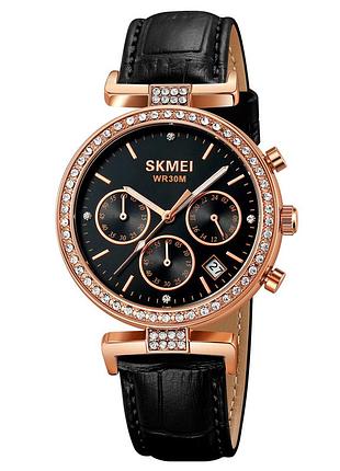 Женские часы skmei 2089rgbk rose gold-black