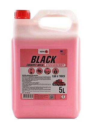 Полирольторпеды молочко 5l nowax black cockpit milk strawberry концентрат 1:1/1:2 nx05148