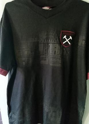 Футболка чоловіча west ham united fc чорна