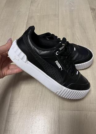 Жіночі шкіряні кеди puma carina lift (оригінал) 38,5 розмір