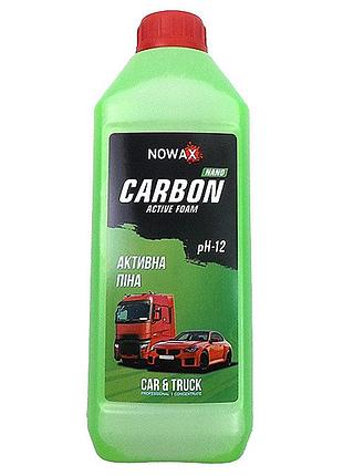 Активная пена 1l nowax nx01177 carbon active foam концентрат 1:8/1:15 9шт уп