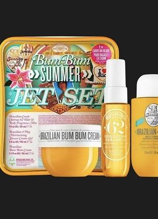 Жіночий подарунковий набір sol de janeiro brazilian bum bum summer jet set