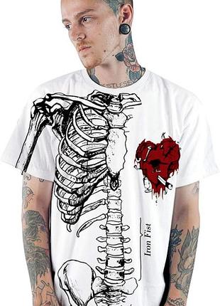 Футболка скелет shein