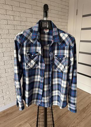 Сорочка в клітинку levis оригінал