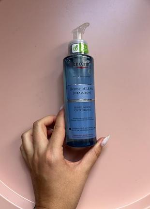 Гель для вмивання eucerin dermatoclean hyaluron 200 мл