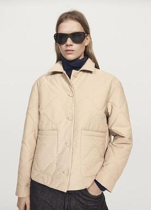 Куртка стьобана  massimo dutti