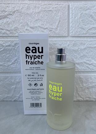 Eau hyper fraiche 90 мл тестер женской туалетной воды