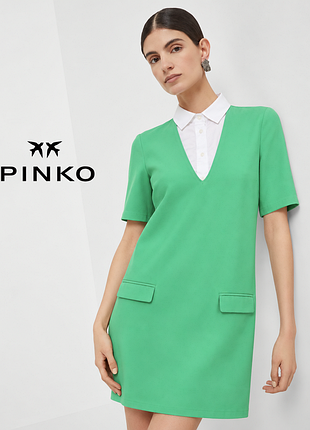 Pinko стильна яскрава базова офісна італійська сукня міді