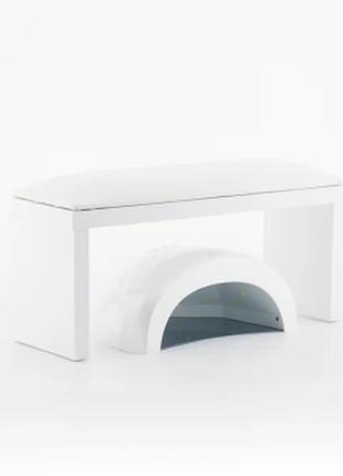 Підлокітник на білих ніжках xl (над витяжкою) white