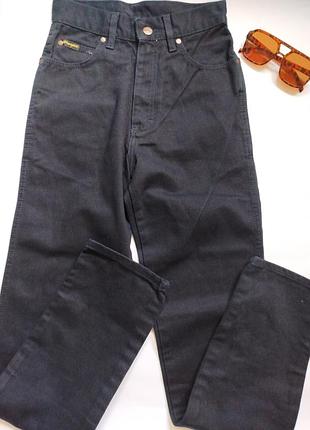 Женские черные джинсы wrangler с высокой посадкой