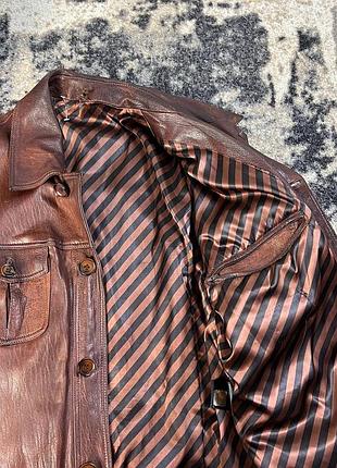 Шкіряна куртка geunine leather 7