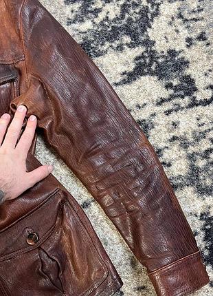 Шкіряна куртка geunine leather 6