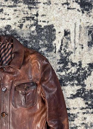 Шкіряна куртка geunine leather 3