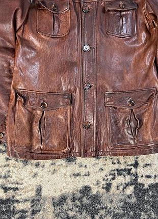 Шкіряна куртка geunine leather 4