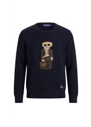 Светр жіночий ralph lauren polo bear prl-10964nv l