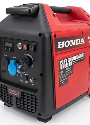 Інверторний генератор honda eu45i-se 4.5 квт з електростарером і пультом дк, тихий бензиновий генератор хонда