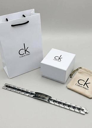 Чоловічий браслет calvin klein, браслет келвін кляйн на подарунок хлопцю, чоловічий брендовий браслет на руку